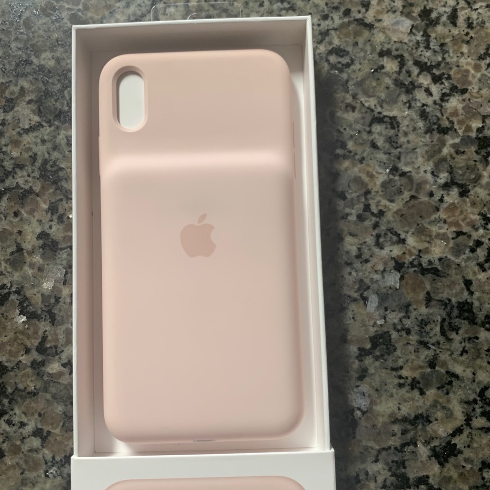 Apple smart battery case for iPhone XS Max pink
